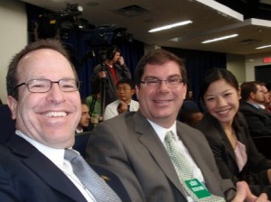 David Stern, CEO of Equal Justice Works, and Cole McMahon, EJW’s AmeriCorps Senior Program Manager and Jen