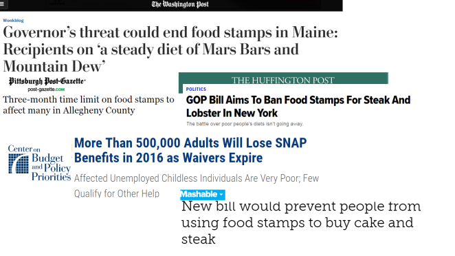 A selection of &quot;anti-impoverished&quot; headlines from this year