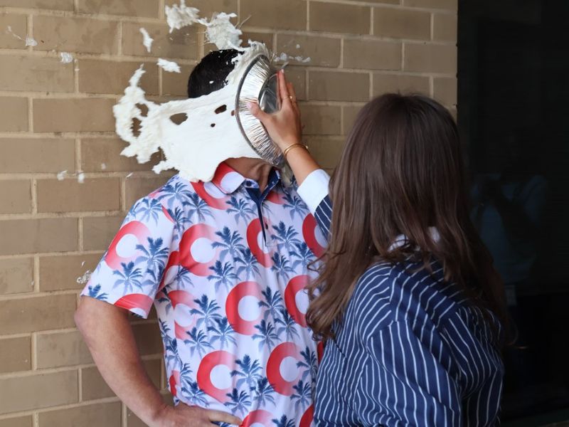 A Kelley Drye partner gets pied!
