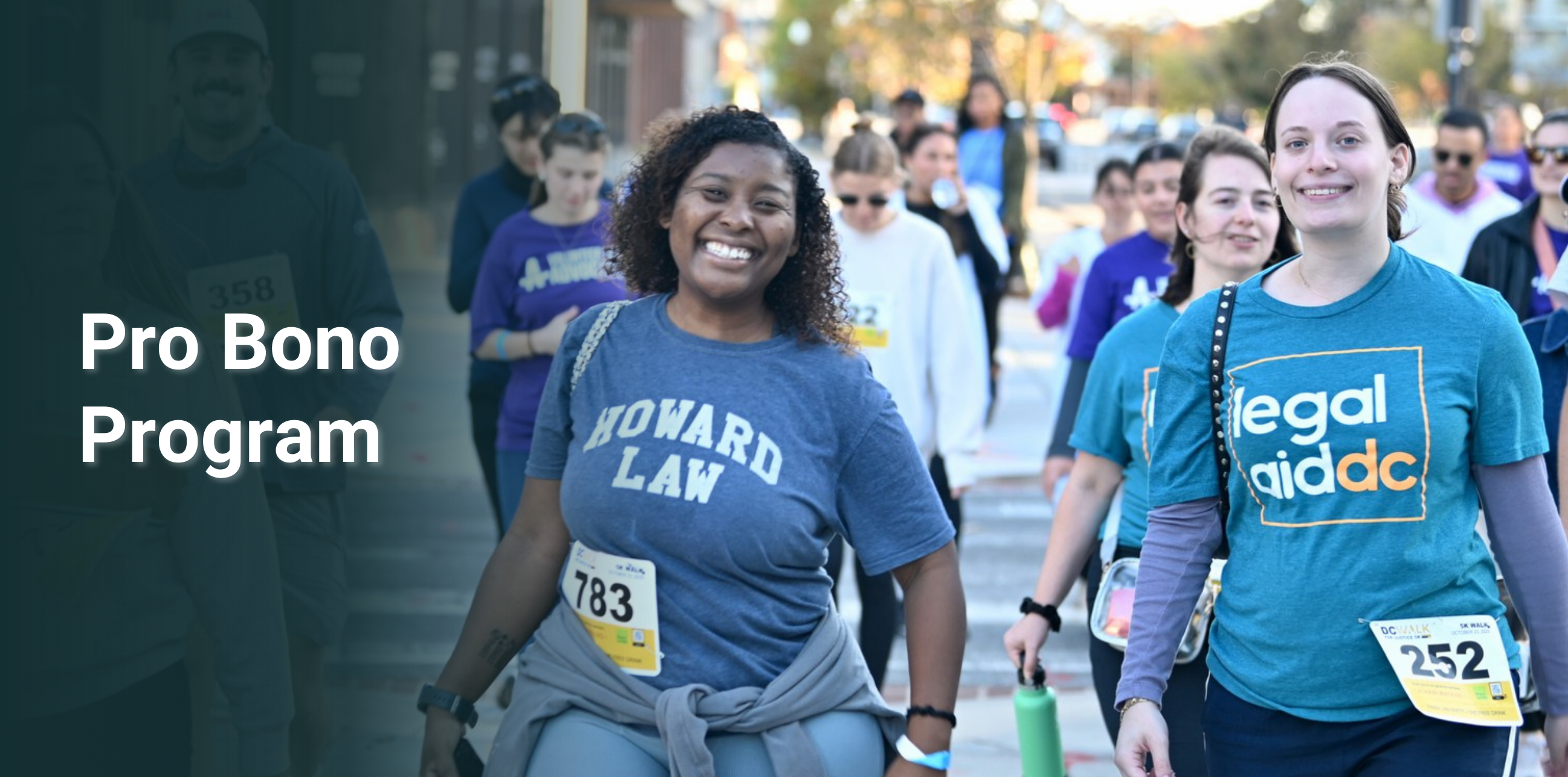 Legal Aid staff participate in a charity walk