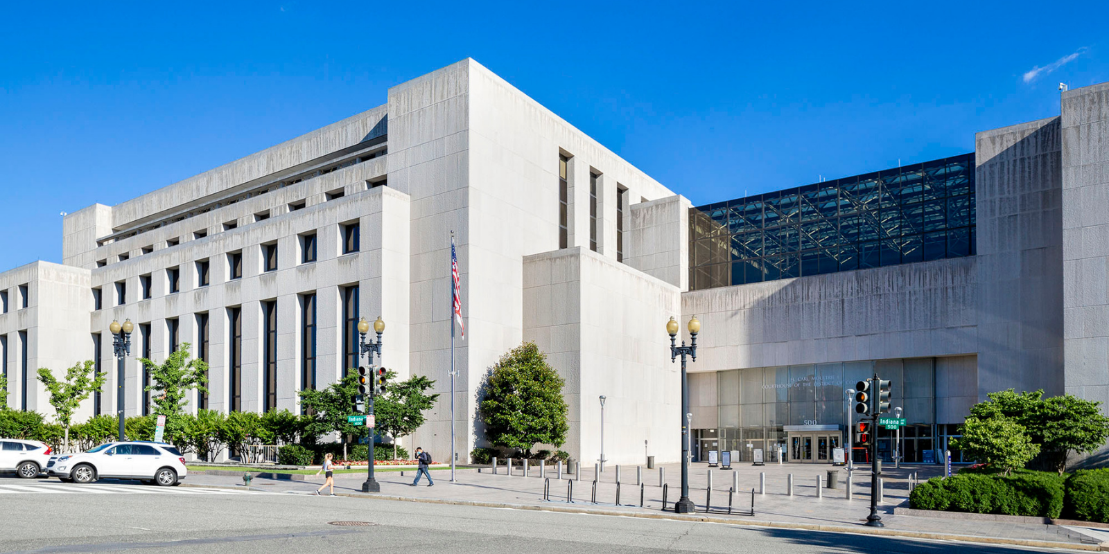 Exterior of the Moultrie courthouse in Washington, DC