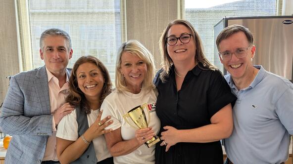 Latham & Watkins Partners at a fundraising event