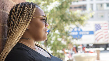 Legal Aid consumer client Shanita Womack