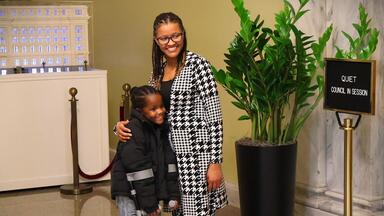 Legal Aid DC client and her son