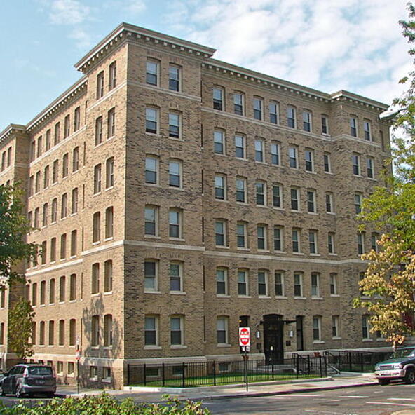 Pictured: DC apartment building