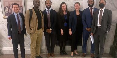 Legal Aid staff and partner advocates at the Wilson Building