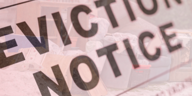 An eviction notice