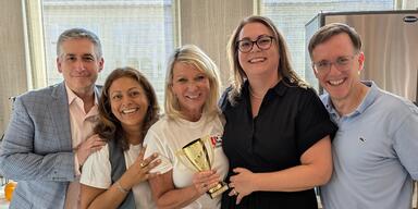 Latham & Watkins Partners at a fundraising event