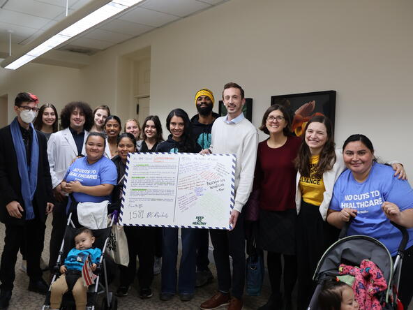 Alliance advocates at the Wilson Building
