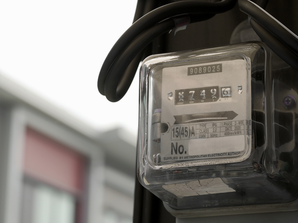 An electrical meter 